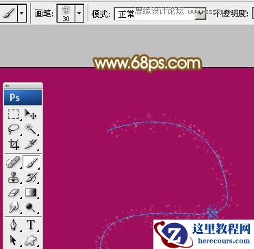 Photoshop制作绚丽的2015手写艺术字