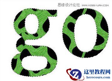 Photoshop制作逼真的蛇皮立体字教程