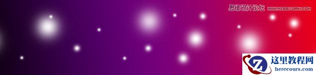 Photoshop简单制作星光图案的渐变字教程