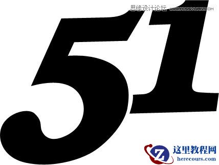 Photoshop设计华丽的51立体字教程