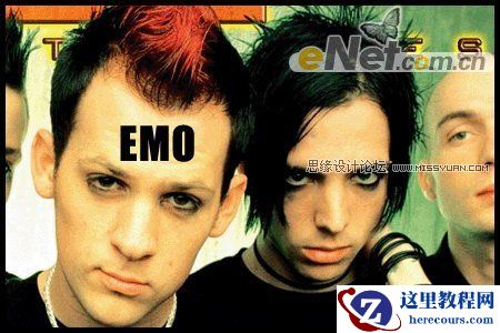 Photoshop给人物面部加上文字烙印