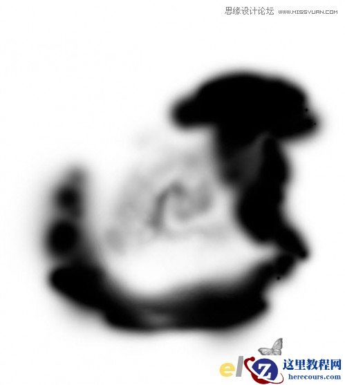 Photoshop制作抽象光线效果的绿色立体字