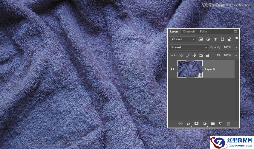 Photoshop巧用置换滤镜制作毛衣艺术字教程