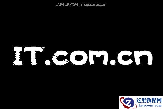 Photoshop图层样式制作崩裂的文字