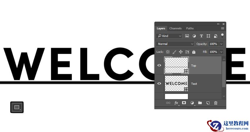 Photoshop制作3D立体风格的矩阵LED字体