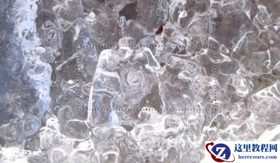 Photoshop制作超酷的冬季冰冻艺术字