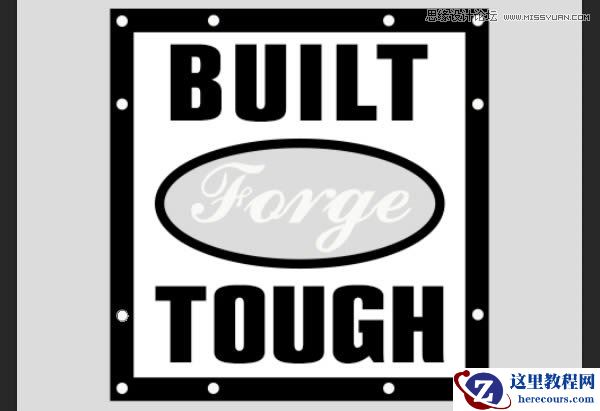 Photoshop制作3D立体效果的金属字教程