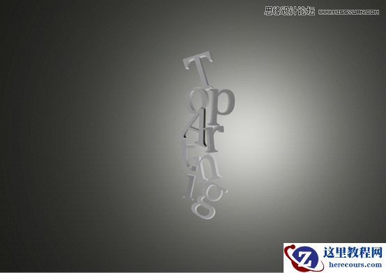 Photoshop绘制超酷3D质感字体效果