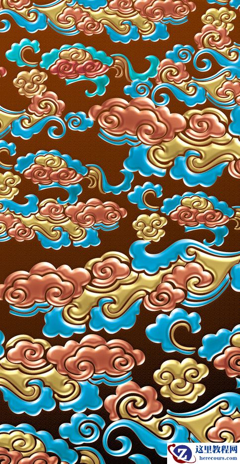 Photoshop制作金色大气的端午节艺术字