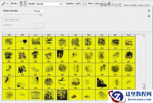 Photoshop制作颓废效果的金属立体字教程