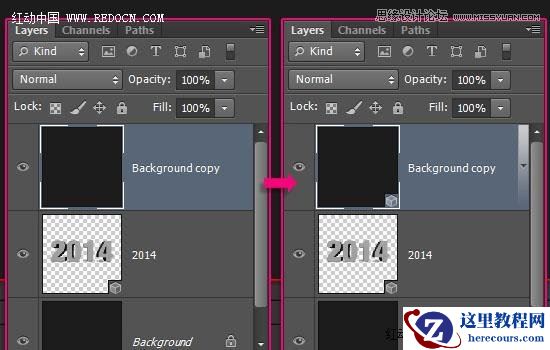 Photoshop制作艺术玻璃质感的立体字教程