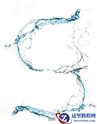 Photoshop制作奇趣的水花艺术字