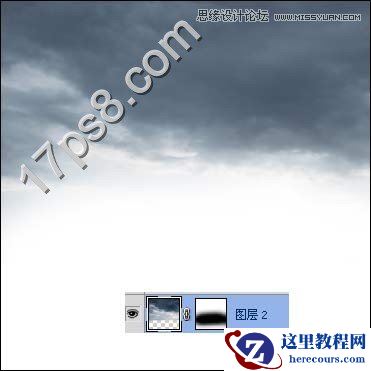 Photoshop合成海边幽灵住的石屋场景