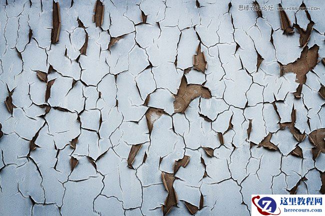 Photoshop制作古典裂痕效果的立体字教程