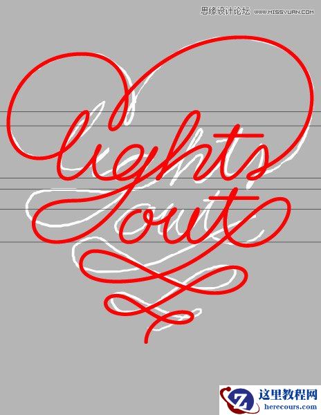 Photoshop绘制绚丽闪烁的光斑艺术字教程