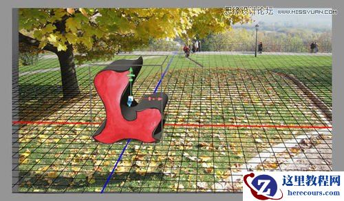 Photoshop制作超酷的秋季风格立体字