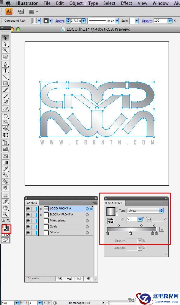 Photoshop制作超酷的金属质感立体字