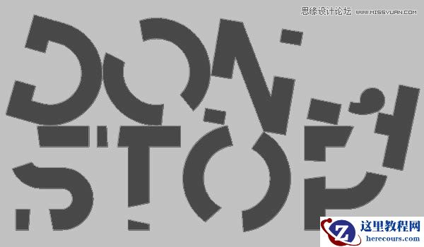 Photoshop制作红色大气的立体字教程