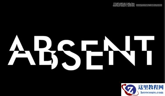 Photoshop设计抽象风格的霓虹字体教程