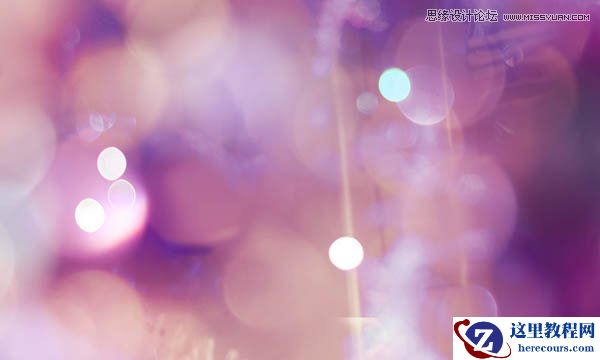 Photoshop制作唯美斑点组成的艺术字