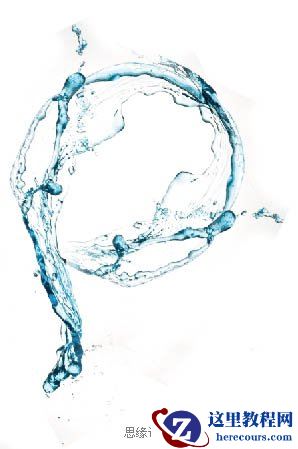 Photoshop制作奇趣的水花艺术字