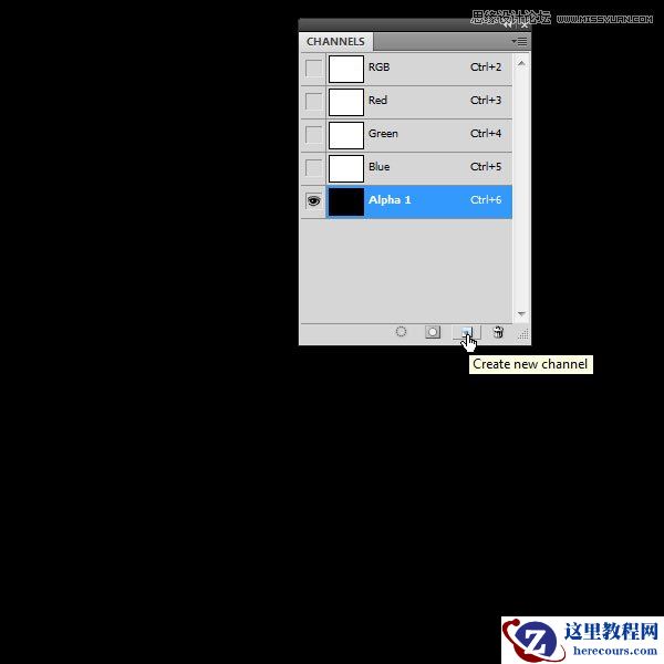 Photoshop制作花藤装饰的岩石字艺术字