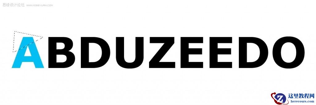 Photoshop制作折叠字体效果教程