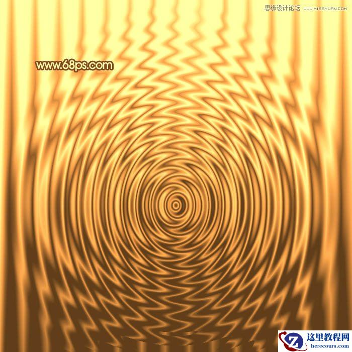 Photoshop制作华丽大气的金色艺术字