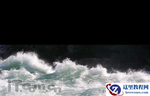 Photoshop制作神秘的海洋文字特效