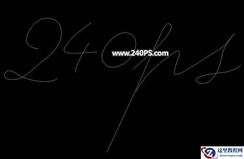 Photoshop制作夏季水花组成的艺术字教程