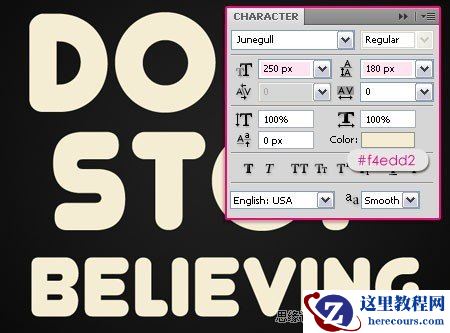 Photoshop设计多彩立体效果的光感文字