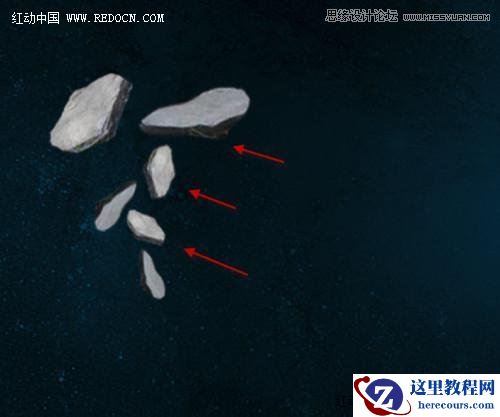 Photoshop使用画笔工具制作绚丽艺术字