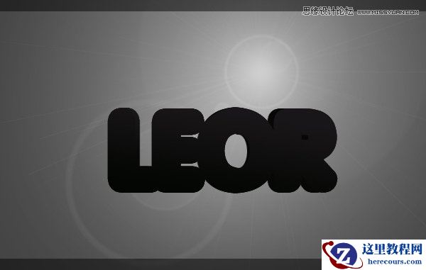 Photoshop制作颓废的立体字效果