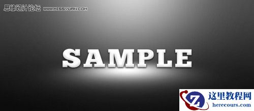 Photoshop制作彩虹立体文字教程