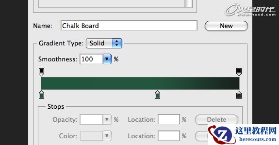 Photoshop创建黑板和粉笔字效果