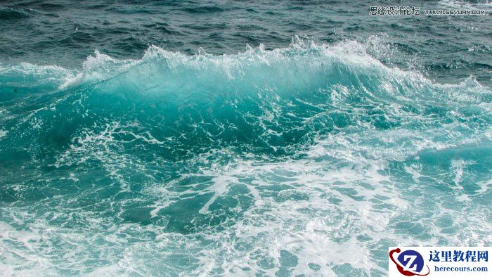 Photoshop制作在水中漂浮的3D立体字