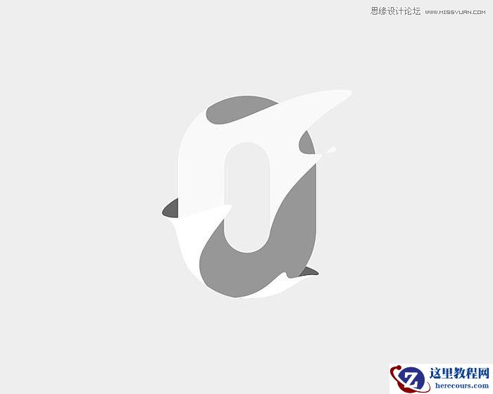 Photoshop制作创意的液体包裹字体教程