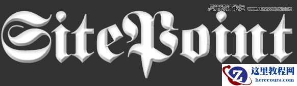 Photoshop制作超酷的钻石艺术字教程