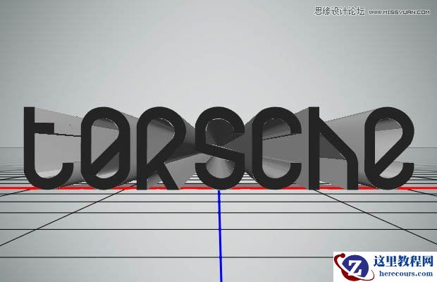 Photoshop巧用3D工具制作个性纹理艺术字