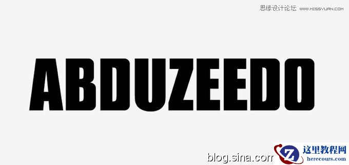 Photoshop绘制电影海报中的字体教程