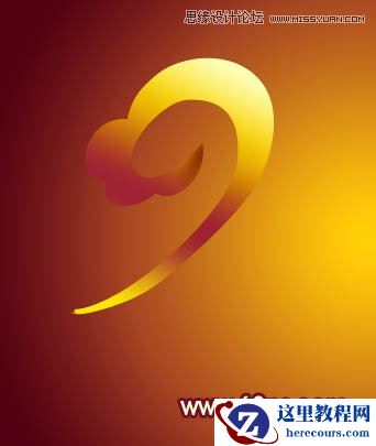 Photoshop制作质感的黄金立体字教程