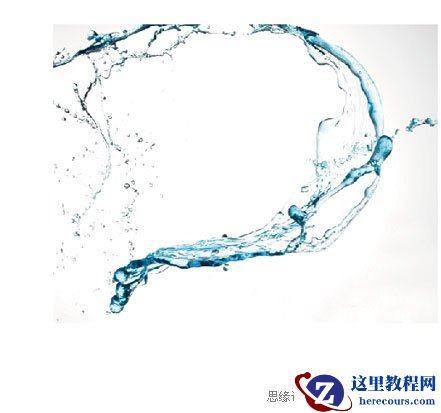 Photoshop制作奇趣的水花艺术字