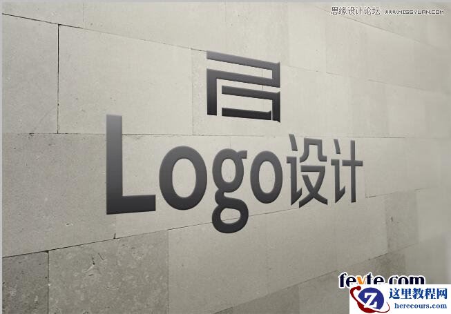 Photoshop制作立体效果的透视3D立体字