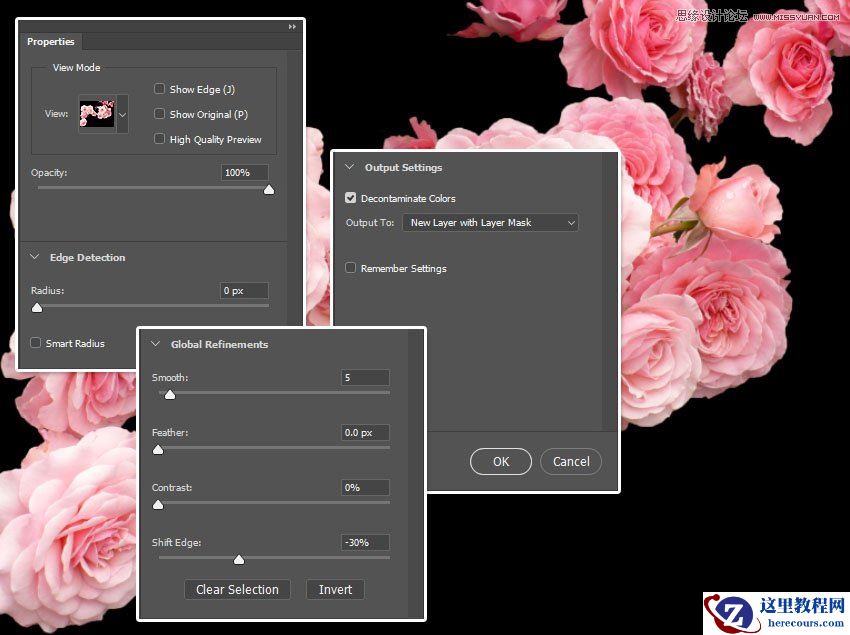 Photoshop制作创意的花朵艺术字教程