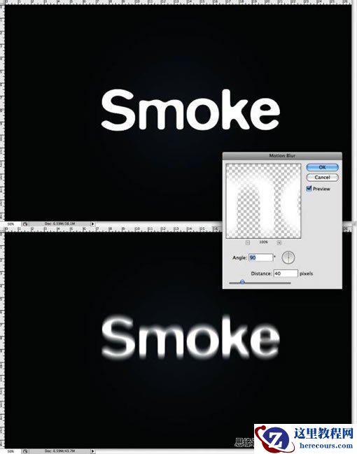 Photoshop设计沙化的字体效果教程