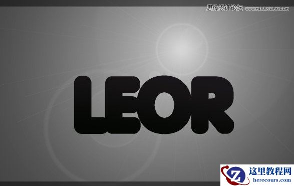 Photoshop制作颓废的立体字效果