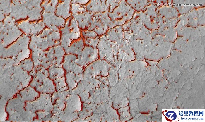 Photoshop简单的制作熔岩特效艺术字