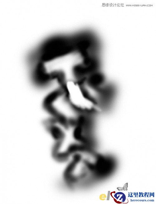 Photoshop打造水花三维金属艺术字教程