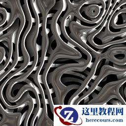 Photoshop制作华丽大气的花纹艺术字教程