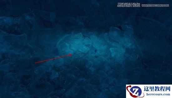 Photoshop设计蓝色冰冻效果的艺术字